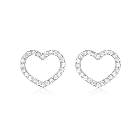 Orecchini Brand Donna Crystal love in Acciaio Cristallo 03ER026 - 03ER026